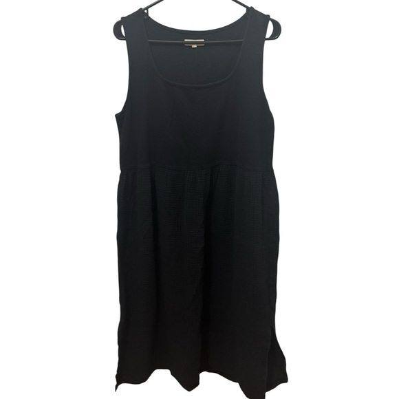 Madewell Black Sleeveless Tank Dress Size XL - Picture 2 of 5